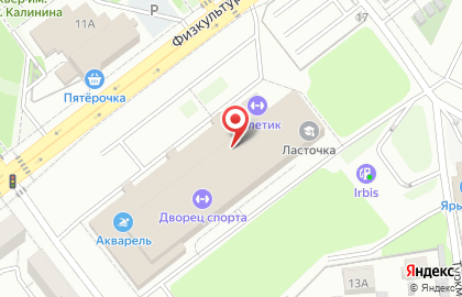 Центр боевых искусств Котэнгу на Физкультурной улице на карте
