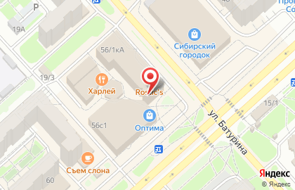 Детский парк развлечений Остров Свободы в Советском районе на карте