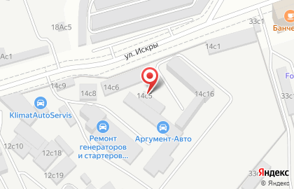 Автосервис Профессионал-Автосервис-Автосклад в Бабушкинском районе на карте