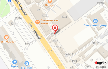 Магазин кондитерских изделий в Октябрьском районе на карте