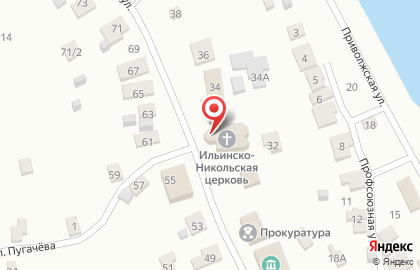 Свято-Николо-Ильинская церковь, с. Верхний Услон на карте