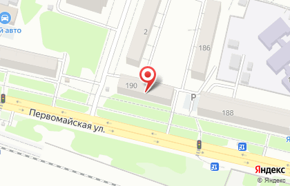 Сеть магазинов цветов на Первомайской улице на карте