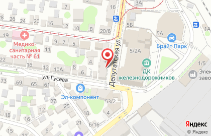 Социальная аптека на Депутатской улице на карте