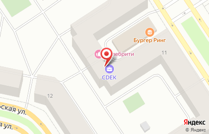 Курьерская служба Сдэк в Центральном районе на карте