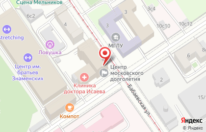 Городское клубное пространство Мой социальный центр в Москве на карте