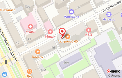 Сервисная компания ИнтерЛинк-Пермь на Петропавловской улице на карте