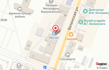 Офис продаж Билайн в Белинском на карте