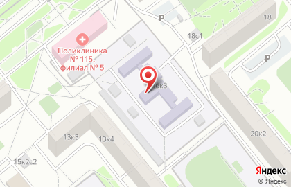 Школа №1519 с дошкольным отделением на улице Исаковского, 16 к 3 на карте