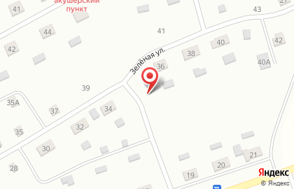 Продовольственный магазин Валентина на Зелёной улице на карте