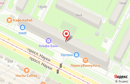 Платёжный терминал СберБанк в Калининском районе на карте