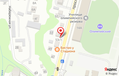 Бистро На Стадионе на карте