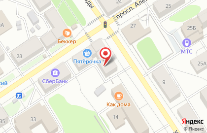 Строительная компания Астро на проспекте Александра Невского на карте