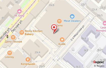 Кондитерская Mon Bon в Тверском районе на карте