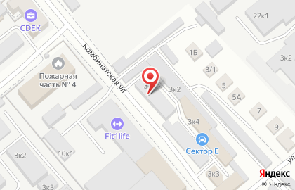 ТехноРитм на Комбинатской улице на карте