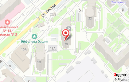 Снак в Советском районе на карте