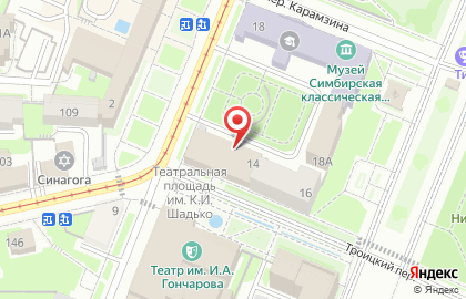 Управление образования администрации г. Ульяновска на карте