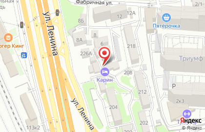 Продуктовый магазин в Сочи на карте