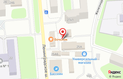Терминал МТС банк на Ленинградском шоссе на карте