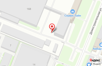 Крепёжная Компания №1 на Домостроительной улице на карте