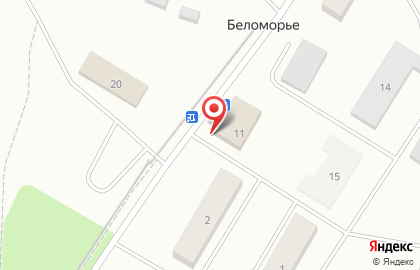 Продуктовый магазин Приморский в Архангельске на карте