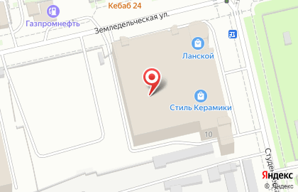 Строительная компания Теплостен СПб на улице Студенческой на карте