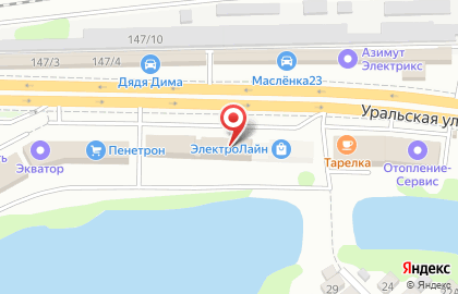 Магазин Град дверь на Уральской улице на карте
