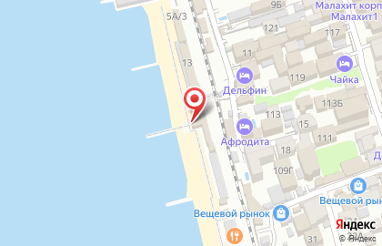 Отель Barracuda на карте