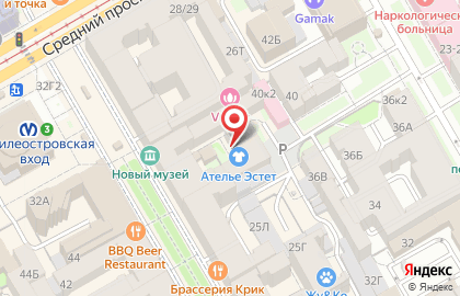 Эстет на карте