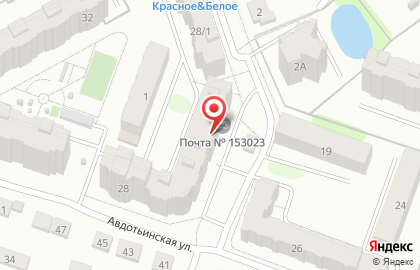Почта Банк в Иваново на карте