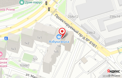 Банкомат МКБ на улице Гризодубовой на карте