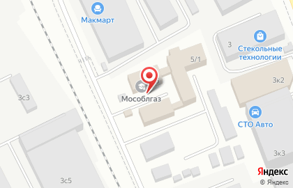 Интернет-магазин компании «Мособлгаз» в Транспортном проезде на карте