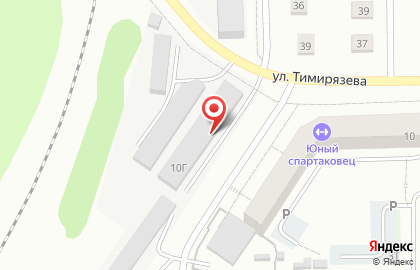 Шиномонтажная мастерская на улице Тимирязева на карте