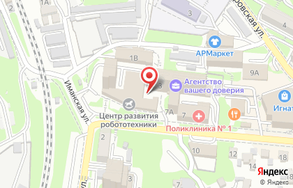 Сервисный центр Служба спасения компьютеров в Фрунзенском районе на карте