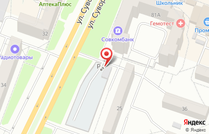 Автостоянка в Екатеринбурге на карте