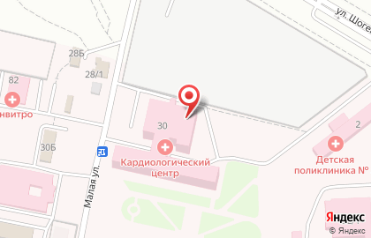 Медицинский центр Сэм на улице Шогенова на карте