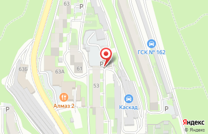 Автостоянка во Владивостоке на карте