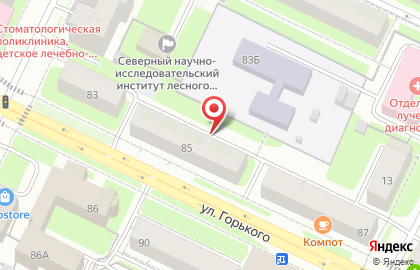 Телевидеосервис на карте