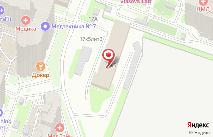 Динас на проспекте Науки на карте