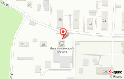 Нижнекамский лесхоз на карте