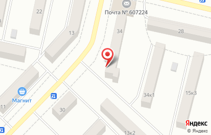 Участковый пункт полиции Отдел МВД России по г. Арзамасу на Нижегородской улице на карте