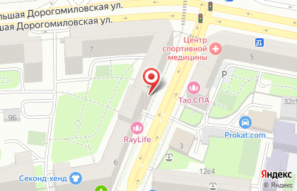 Город цветов на улице Можайский Вал на карте