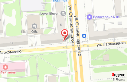 Магазин Зелёный луг на улице Станиславского на карте