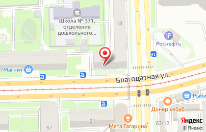 Продуктовый магазин в Санкт-Петербурге на карте