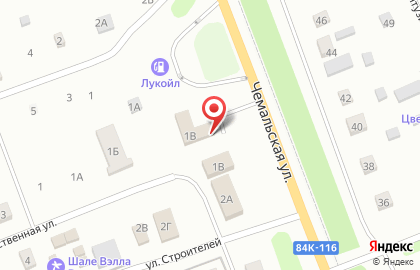 Обжорка, с. Чемал на карте