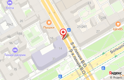 Киоск по ремонту обуви в Василеостровском районе на карте
