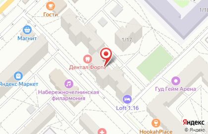 Стоматологическая клиника Dental Forte на улице Академика Рубаненко на карте