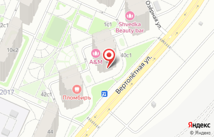 Кофейня Cafe Venue на Вертолётной улице на карте