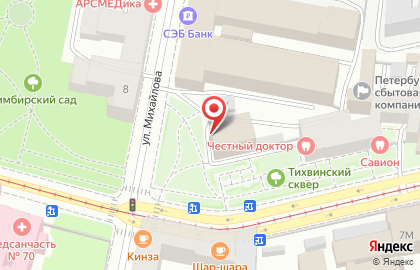Общественный совет по малому предпринимательству в Санкт-Петербурге на карте