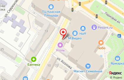 Торговая компания Домовой на Кутузовской улице на карте