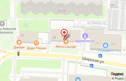 Торговый центр АссортиДа на Широкой на карте
